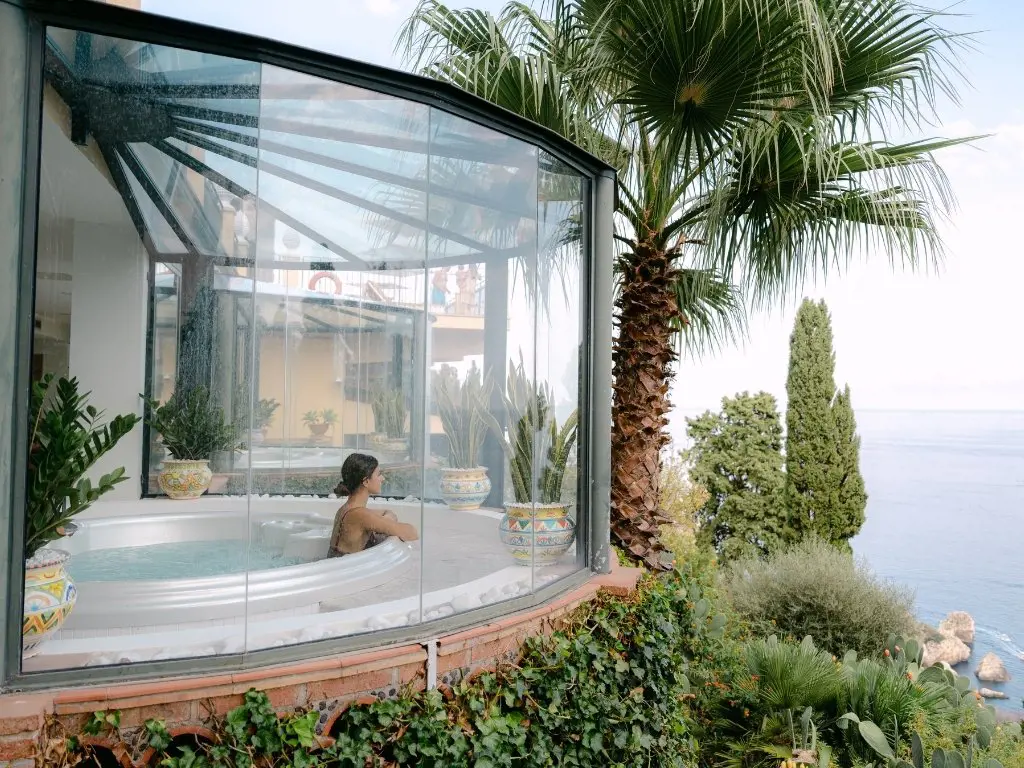 La spa con vista